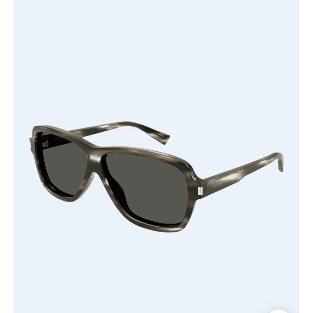 Saint Laurent Sunglasses SL 609 Carolyn 004-Havana Aviator Corner Angle